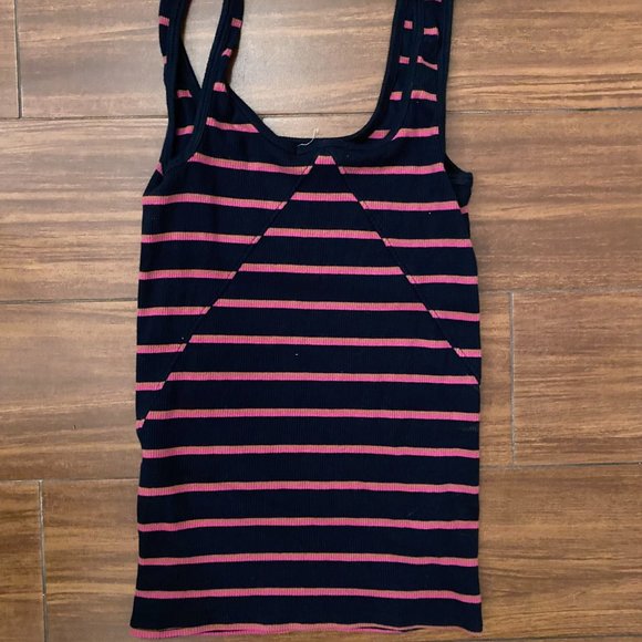 Essential Striped Rib-Knit Tank Top - Picture 5 of 7